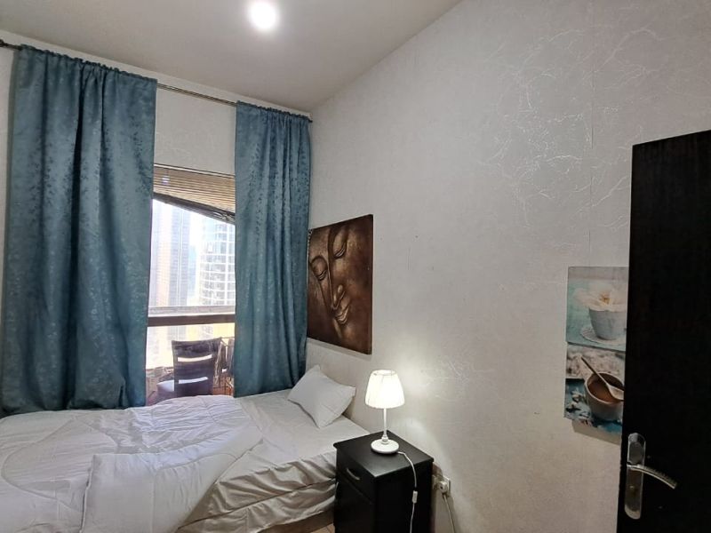 Furnished Large Room With Shared Bathroom Available For Rent In Sadaf 4 JBR AED 3200 Per Month